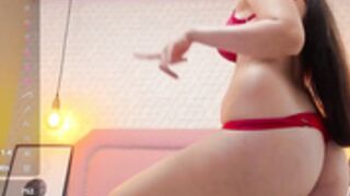 Post-partum harleymorgan2 curvy mom bod in lingerie