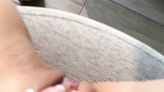 Hanna Miller Fingering In Front Of Mirror