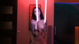 GirlGoGo amazing jedi show