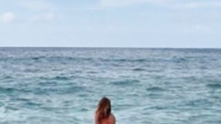 Beach tease and photoshoot