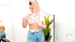 gloria_blush 220318 cut-up top, glorious titty exposure