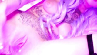 kiittenymph glitter oil glass anal stretching