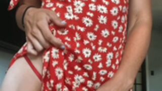 Sarah Hryniewicz - FitWife Sarah_hry Red Dress Tease