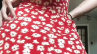 Sarah Hryniewicz - FitWife Sarah_hry Red Dress Tease
