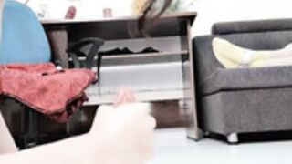 Mono-Stewardess Pussy Ass Fuck Squirt