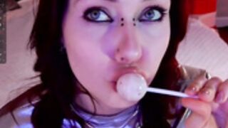 skyeyes__ - 23 feb 25 - beauty girl sucking lollipop