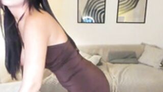 Korean Princess Lena, three fingers deep in her pussy.