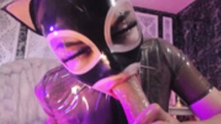 Latex Footjob 3