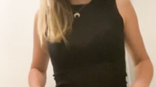 Ella Alexandra Buttplug Play At Public Restroom