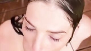 Reislin Nude Blowjob Dildo Shower