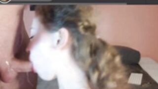 Cum in mouth (eu que gravei)