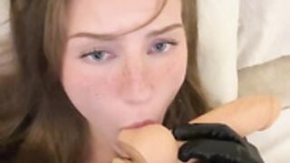 Anya Matusevich Cute Kitty Girl Dildo Suck