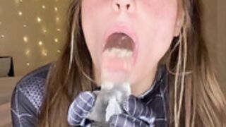 Anya Matusevich Spider Girl Cosplay Blowjob