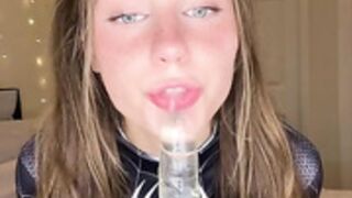 Anya Matusevich Spider Girl Cosplay Blowjob