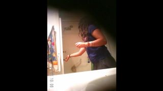 My teacher espiandola