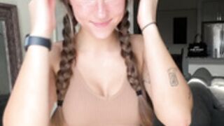 Anya Matusevich Fit girl undressing