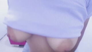 Britanyx1 spit on tits