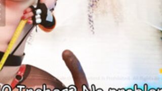 Mollyflwers can handle all 10 inches inside her pussy