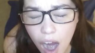 Geek GF wants cum