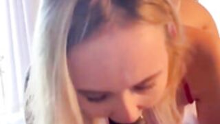 Blonde Fit Babe Ariel Johnson getaway with GYM CRUSH