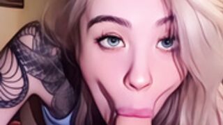 Milla_royce POV BG Blowjob with cartoon filter