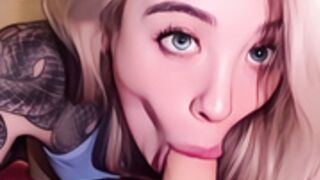 Milla_royce POV BG Blowjob with cartoon filter