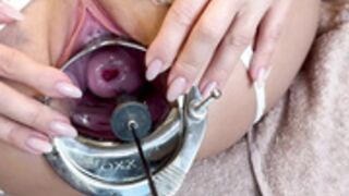 Blonde Babe Gets her Cervix Fucked