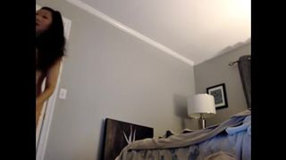 kemply takes a big toy in her ass & showers