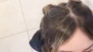 mewslut pov rough fucking choking sloppy blowjob