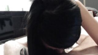 asian barbee blowing