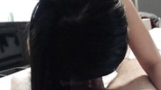 asian barbee blowing