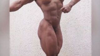JC nude posing
