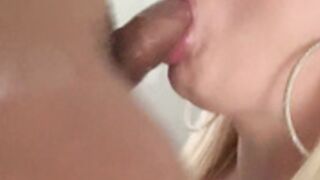 Katrina thicc sucking neighbor's cock