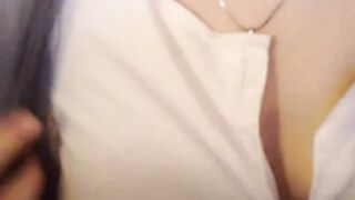 Kurakurai screams from squeeze her nipples in public