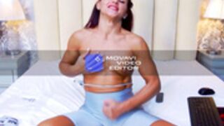 european athletic woman