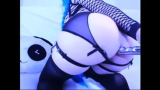 League Of Legends Sweet Jinx (cosplay) Play With Dildo - CamWhoresTV.PremiumVideo