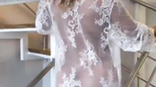 Milf up stairs