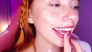 miss_candence dildo spit play