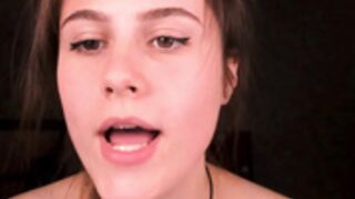 Valerie Shine  gets topless and lick on her nipples,