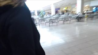 Public Cum Walk - Blonde Nervously Swallows Huge Cum Mouthful At The Mall! - CamWhoresTV.PremiumVideo