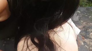 Vocal Amateur Sucks for Big Load Outside - CamWhoresTV.PremiumVideo
