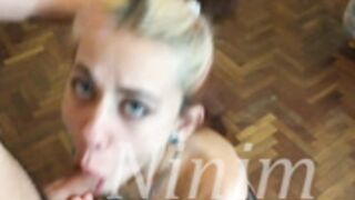 NiNiM mamando pija hasta la garganta