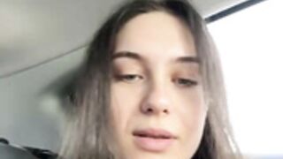 Ashley-Evans Boob Show In Car