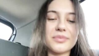 Ashley-Evans Boob Show In Car