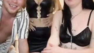 NickyGold_Official, Janna & Ellie threesome show