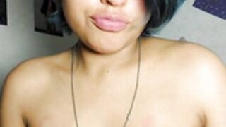 azulzulix - pregnant open asshole & showing big tits