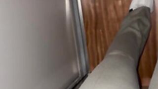 Spanish teen elevator blowjob part 1
