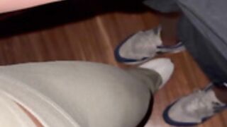 Spanish teen elevator blowjob part 1
