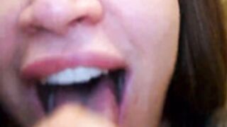 TattooGirlAlia Stranger Blowjob Come In mouth