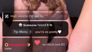 EvieEvans Three Fingering In Pussy Cum